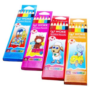 مداد رنگی ۶ رنگ وک WOK