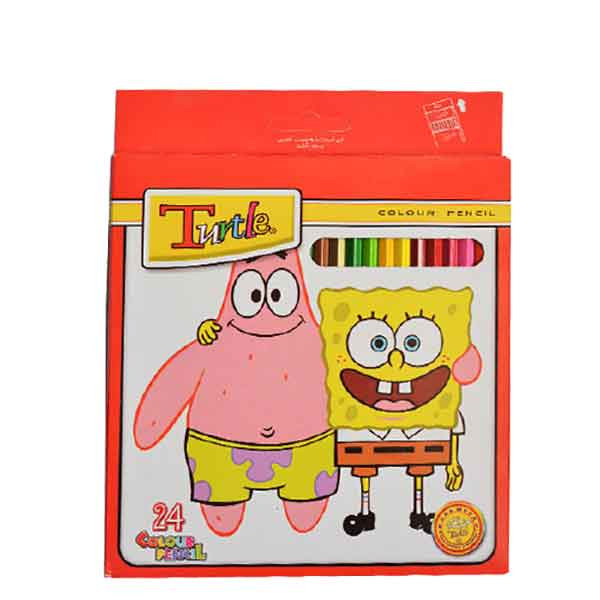 مداد رنگی ۲۴ رنگ لاک‌پشت