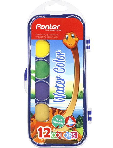 آبرنگ ۱۲ رنگ پنتر Panter Watercolor 12 Colors
