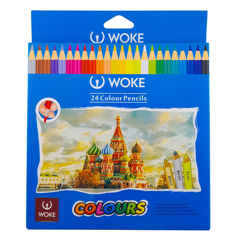 مداد رنگی ۲۴ رنگ وک