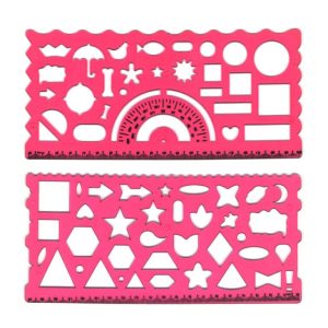 شابلون دوقلو برای رسم اشکال هندسی و طراحی فنی دقیق