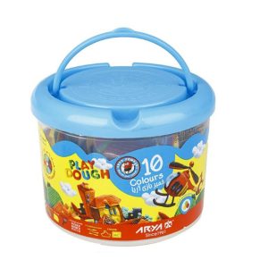 خمیر بازی ۱۰ رنگ سطلی آریا Arya Play Dough Bucket 10 Colors