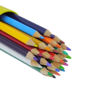 مداد رنگی ۲۴ رنگ موشکی اسکول فنز School Fence Rocket