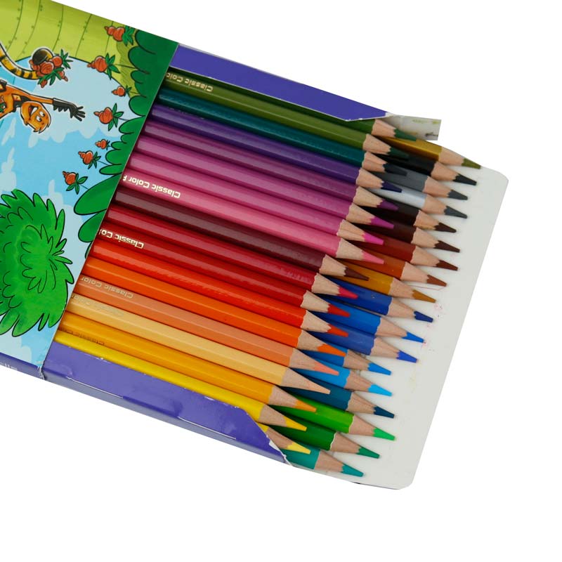مداد رنگی ۳۶ رنگ جعبه‌ای سی کلاس