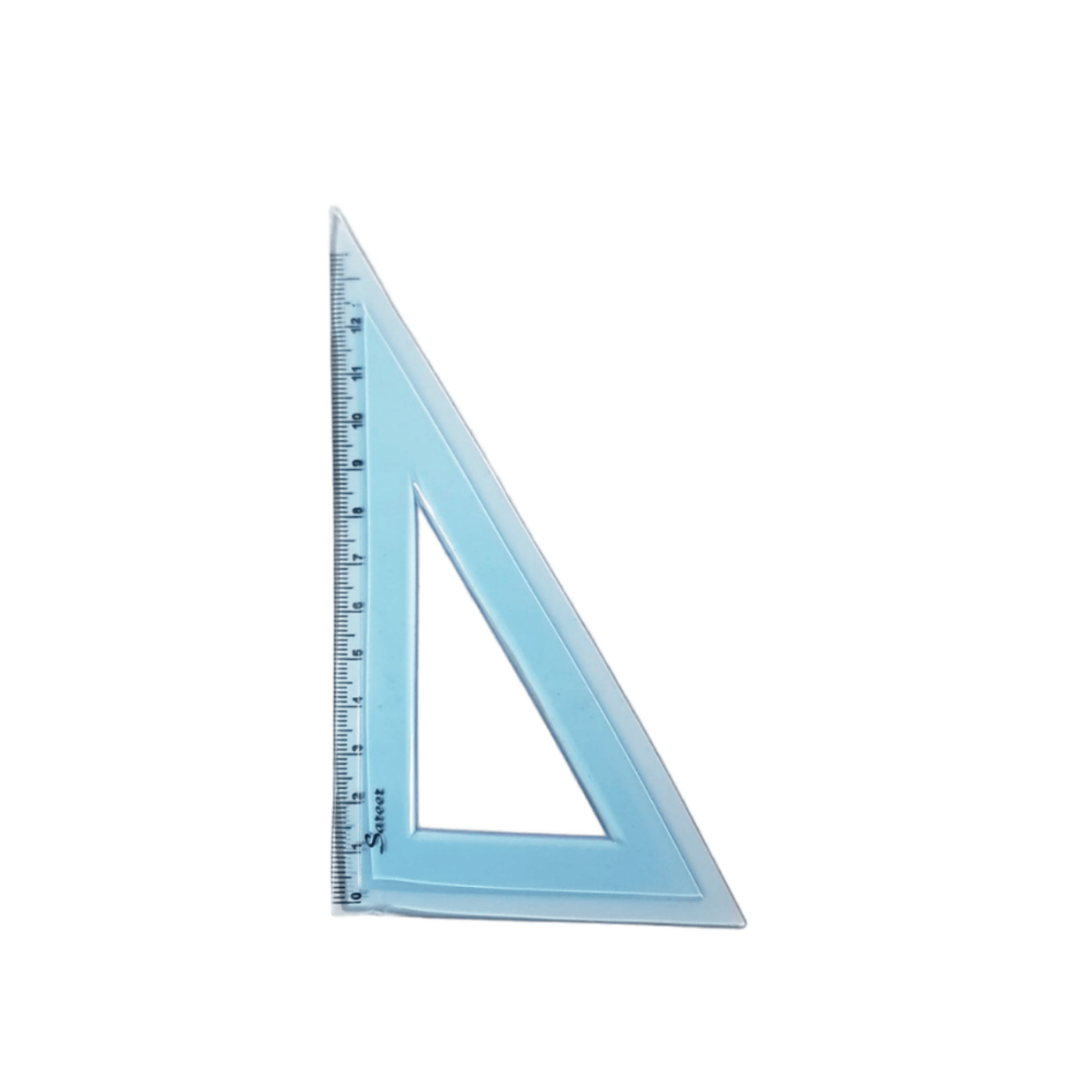 گونیا ۳۰ و ۶۰ درجه صبا شفاف مناسب برای طراحی و ترسیم دقیق