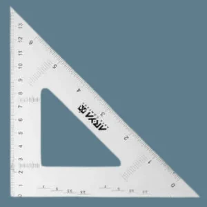 گونیا ۴۵ درجه آریا شفاف و دقیق مناسب برای طراحی و معماری
