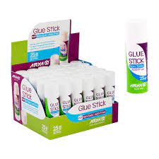 چسب ماتیکی ۲۵ گرمی آریا مناسب مصرف بالا در مدرسه و دفتر