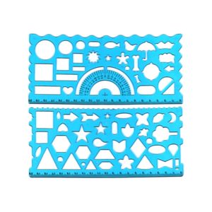 شابلون دوقلو برای رسم اشکال هندسی و طراحی فنی دقیق