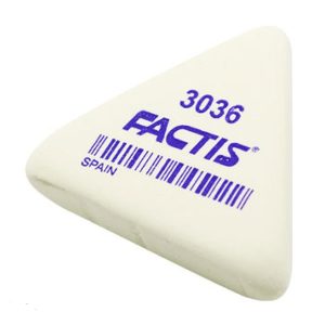 پاک کن مثلثی فکتیس کوچک مناسب طراحی دقیق و بدون براده