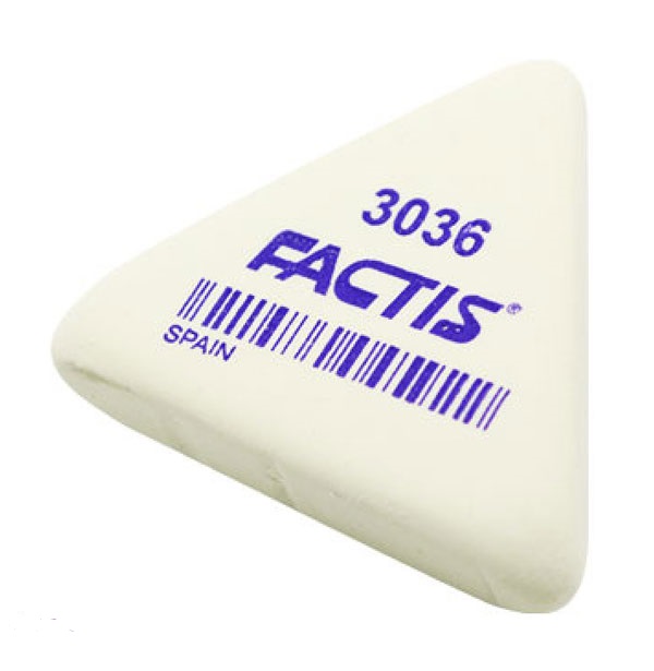 پاک کن مثلثی فکتیس کوچک مناسب طراحی دقیق و بدون براده