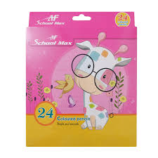 مداد رنگی ۲۴ رنگ اسکول مکس