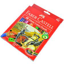 مداد رنگی ۴۸ رنگ فابر کاستل با کیفیت بالا و بستهبندی اورجینال