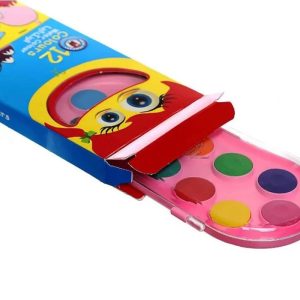 آبرنگ ۱۲ رنگ آریا Arya Watercolor 12 Colors