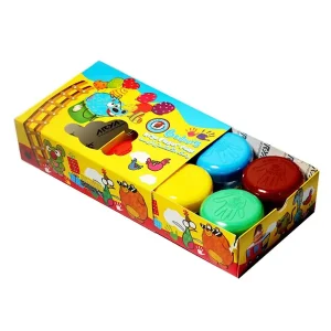 رنگ انگشتی ۶ رنگ آریا مناسب نقاشی کودک Aria Finger Paint 6 Colors