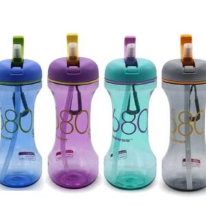 قمقمه نی‌دار شوتای مدل 6923 با درب قفل‌دار و طراحی ارگونومیک 650 میلی‌لیتر