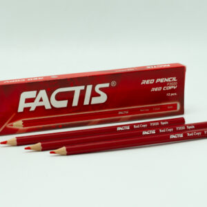 مداد قرمز فکتیس مدل 2020 بسته 12 عددی مناسب تصحیح و علامت‌گذاری