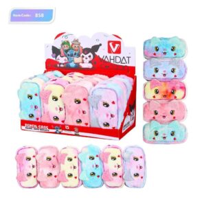 جامدادی وحدت مدل B858 با طراحی فانتزی و زیپ مقاوم، مناسب برای مدرسه