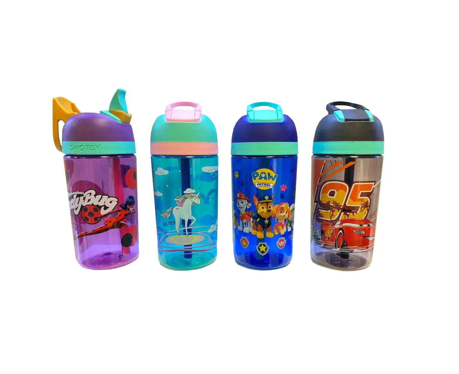 قمقمه کودک شوتای مدل 6537 نیدار و قفلدار با طرح فانتزی