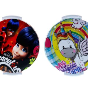 ظرف غذای گرد کارا با ۴ قفل ایمن و پلاستیک بهداشتی مناسب مدرسه و سفر