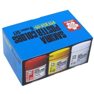 گواش ساکورا ۶ رنگ – Sakura gouache 6 colors set