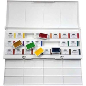 آبرنگ ۲۴ رنگ افرا Afra Watercolor 24 Colors