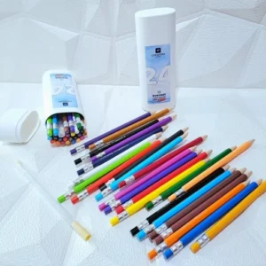 مداد رنگی ۲۴ رنگ اتودی سی‌کلاس C.Class – رنگ‌های درخشان و نوک نرم برای طراحی و نقاشی حرفه‌ای