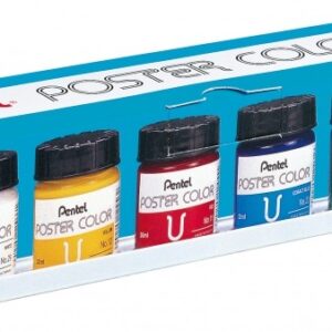 گواش ۶ رنگ پنتل Pentel Gouache 6 Colors