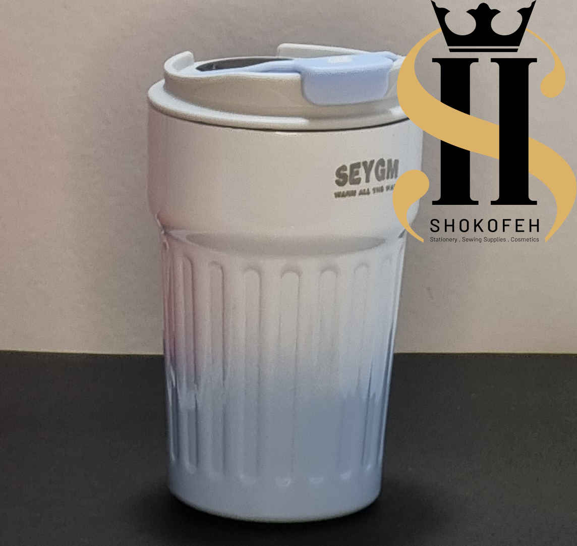 تراول ماگ پاستلی دو رنگ SEYGM با رنگهای ملایم