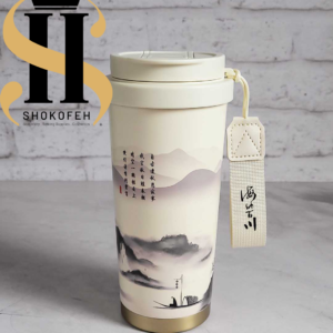 نمای گرافیکی تراول ماگ طرح ژاپنی، سامورایی 520 میل