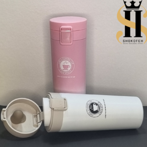 تراول ماگ دو رنگ کافی کاپ 450 میل با رنگبندی شاد