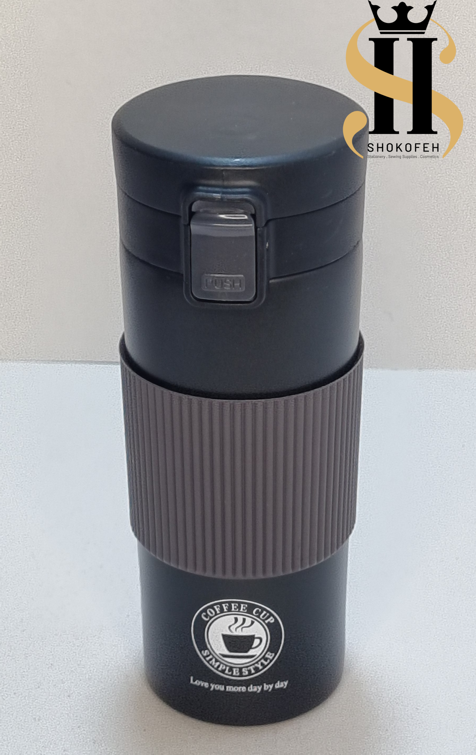 تراول ماگ AMSZM 500 میل – کافی کاپ دوجداره استیل