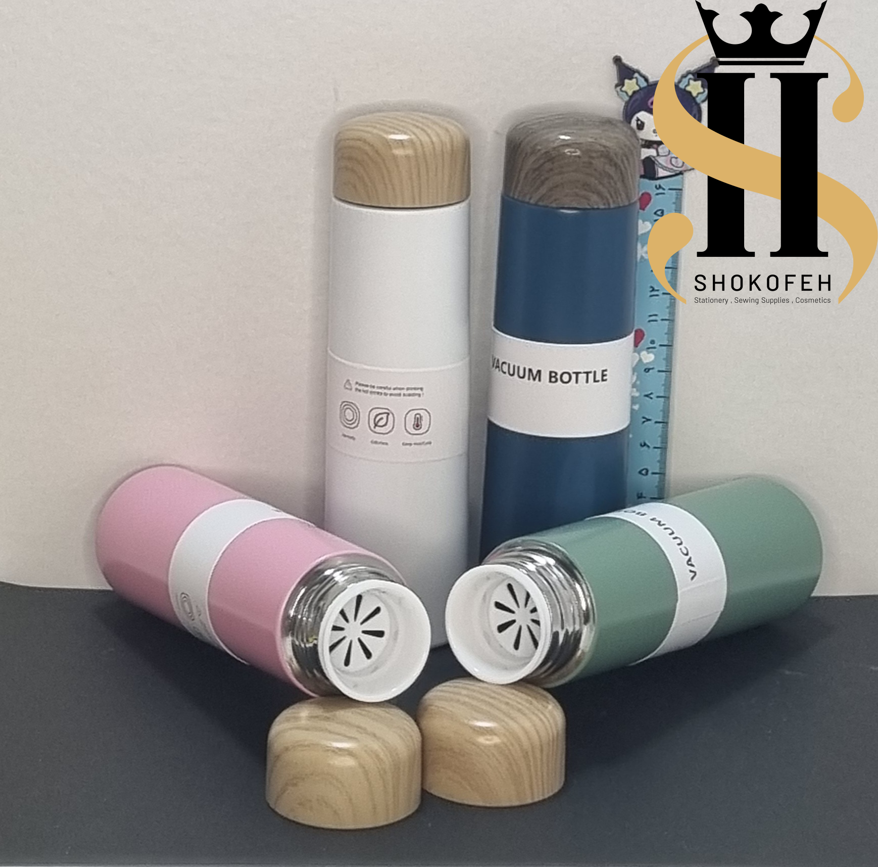 تراول ماگ طرح چوبی 250 میل مینی در رنگ های متنوع