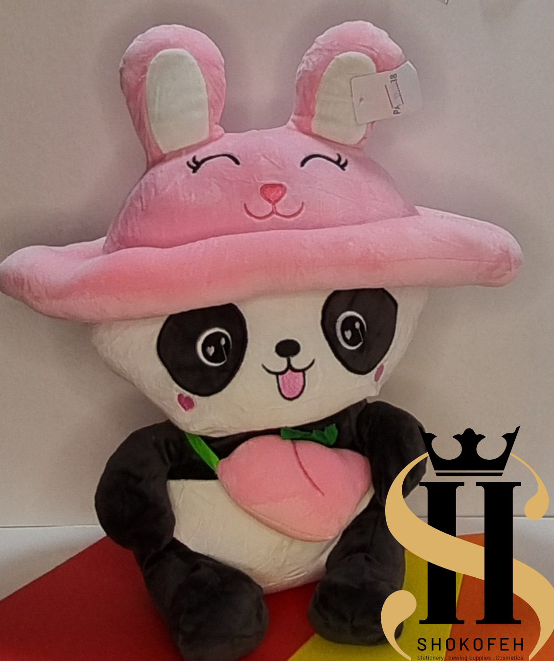عروسک پاندای کلاه دار
