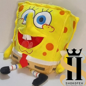 عروسک باب اسفنجی خندان نشسته