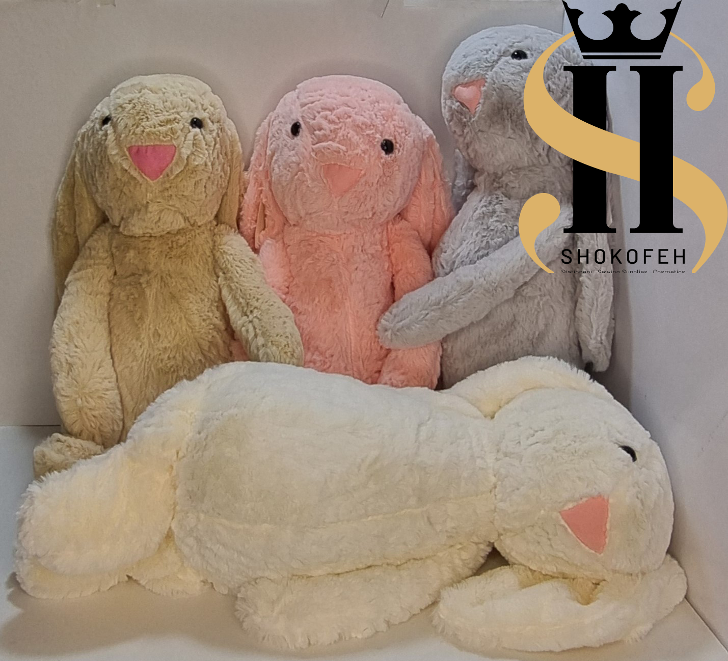 عروسک خرگوش جیلیکت رنگی