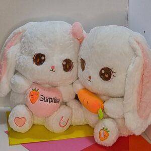 عروسک خرگوشی سورپرایزی هویجی 35 سانتی