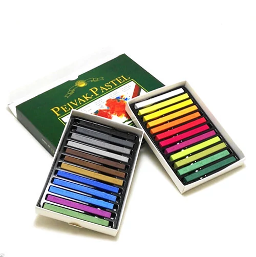پاستل گچی پژواک 24 رنگ مدل Soft Pastel XR24