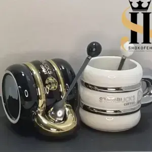 ماگ سرامیکی استارباکس مدل بشکه‌ای