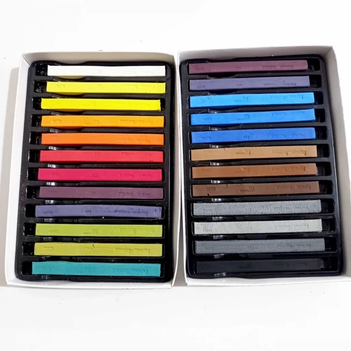 پاستل گچی پژواک 24 رنگ مدل Soft Pastel XR24