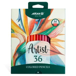 مداد رنگی 36 رنگ آریا مدل آرتیست Artist