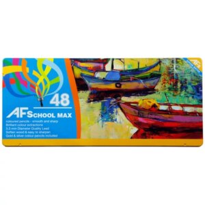 مداد رنگی 48 رنگ تخت اسکول مکس