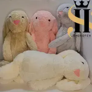 عروسک خرگوش جیلی‌کت رنگی