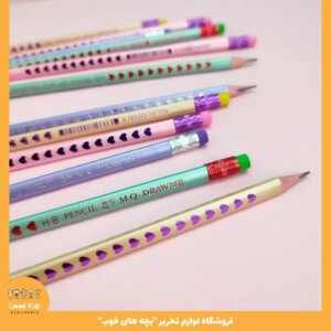 مداد مشکی پاک کن دار مثلثی MQ